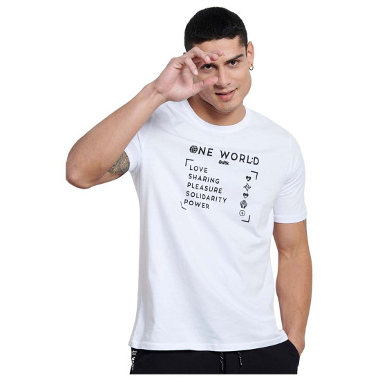 Bodytalk Ανδρική κοντομάνικη μπλούζα One World